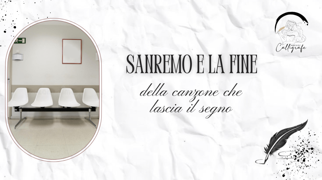 Sanremo e la fine della canzone che lascia il segno